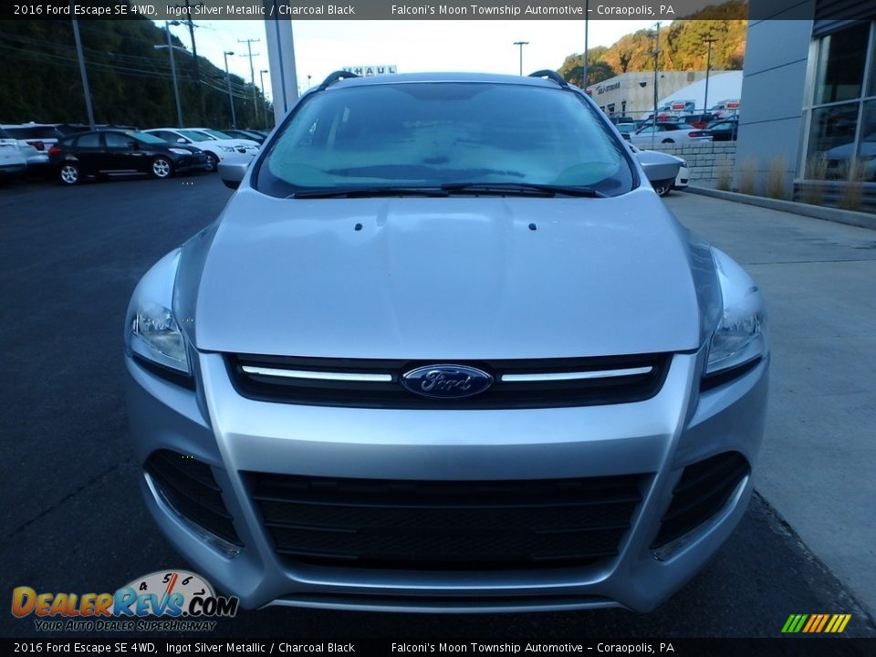 2016 Ford Escape SE 4WD Ingot Silver Metallic / Charcoal Black Photo #8