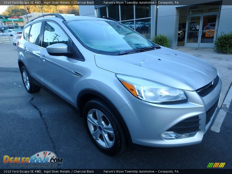 2016 Ford Escape SE 4WD Ingot Silver Metallic / Charcoal Black Photo #9