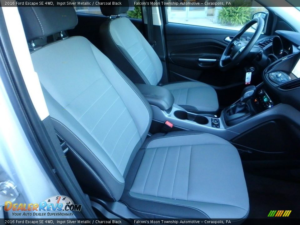2016 Ford Escape SE 4WD Ingot Silver Metallic / Charcoal Black Photo #11