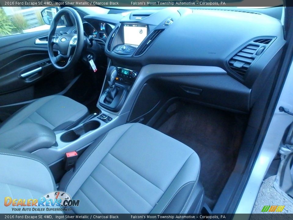 2016 Ford Escape SE 4WD Ingot Silver Metallic / Charcoal Black Photo #12