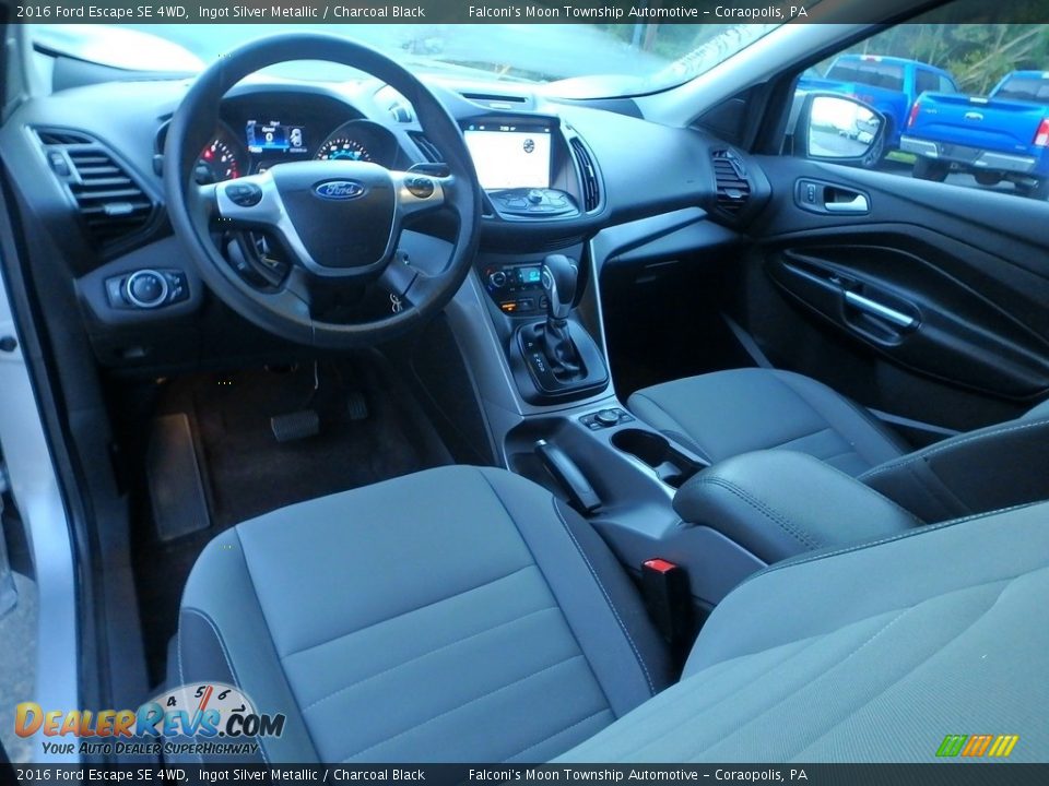 2016 Ford Escape SE 4WD Ingot Silver Metallic / Charcoal Black Photo #17
