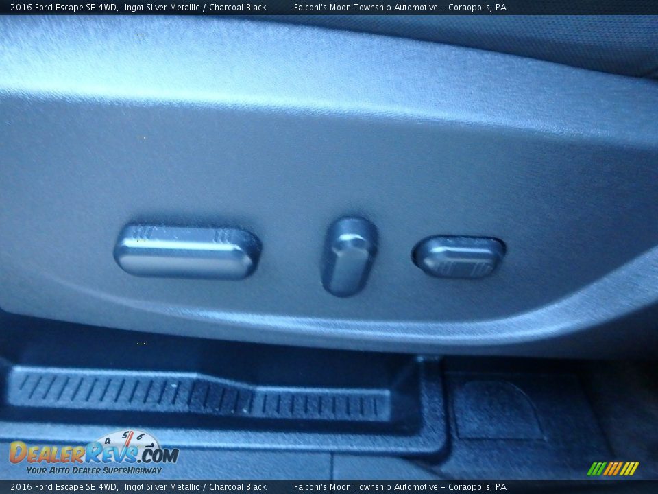 2016 Ford Escape SE 4WD Ingot Silver Metallic / Charcoal Black Photo #20