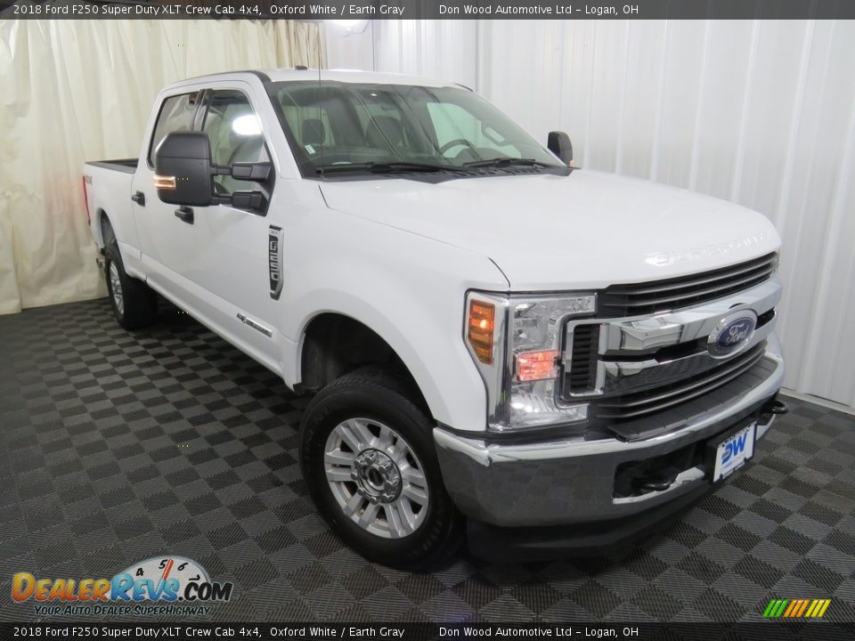 2018 Ford F250 Super Duty XLT Crew Cab 4x4 Oxford White / Earth Gray Photo #5