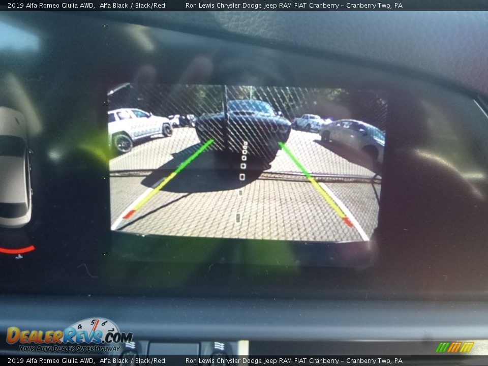 2019 Alfa Romeo Giulia AWD Alfa Black / Black/Red Photo #21