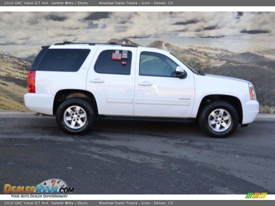 2010 GMC Yukon SLT 4x4 Summit White / Ebony Photo #2