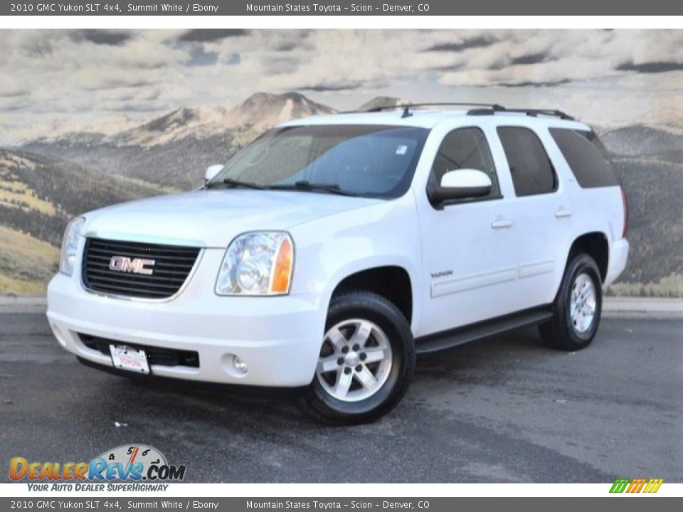 2010 GMC Yukon SLT 4x4 Summit White / Ebony Photo #5