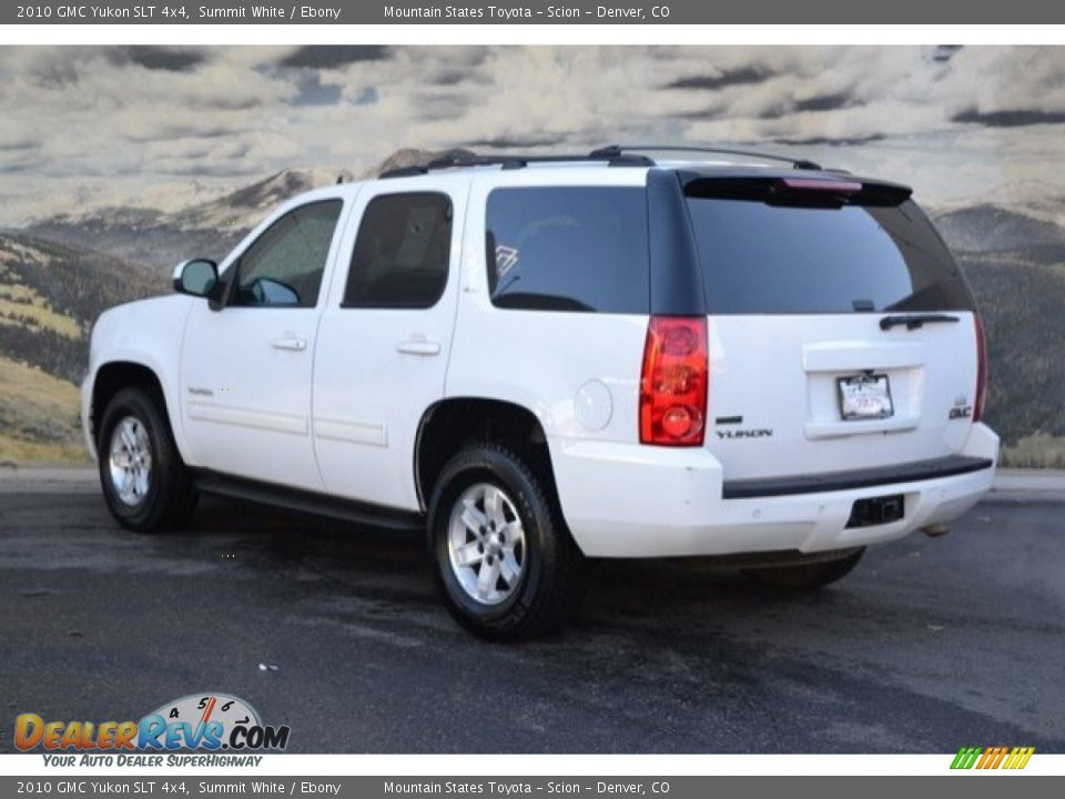 2010 GMC Yukon SLT 4x4 Summit White / Ebony Photo #8