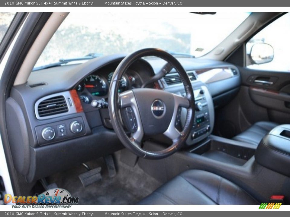 2010 GMC Yukon SLT 4x4 Summit White / Ebony Photo #10