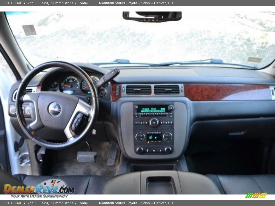 2010 GMC Yukon SLT 4x4 Summit White / Ebony Photo #13