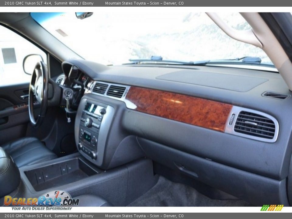 2010 GMC Yukon SLT 4x4 Summit White / Ebony Photo #16