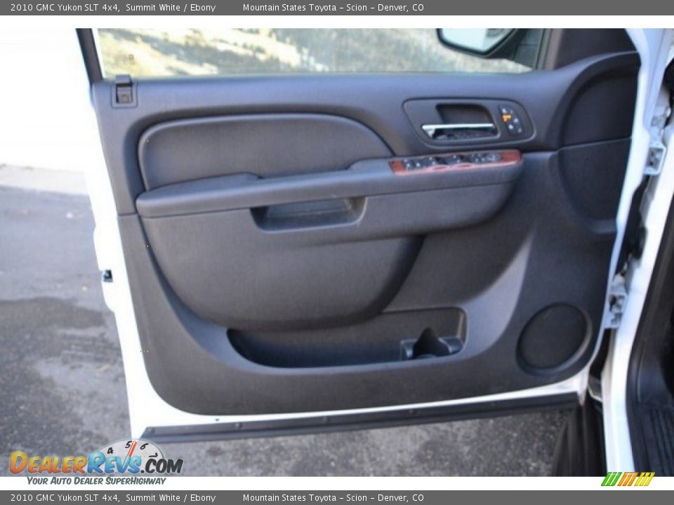 2010 GMC Yukon SLT 4x4 Summit White / Ebony Photo #24