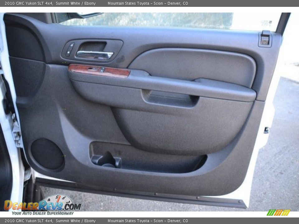 2010 GMC Yukon SLT 4x4 Summit White / Ebony Photo #25