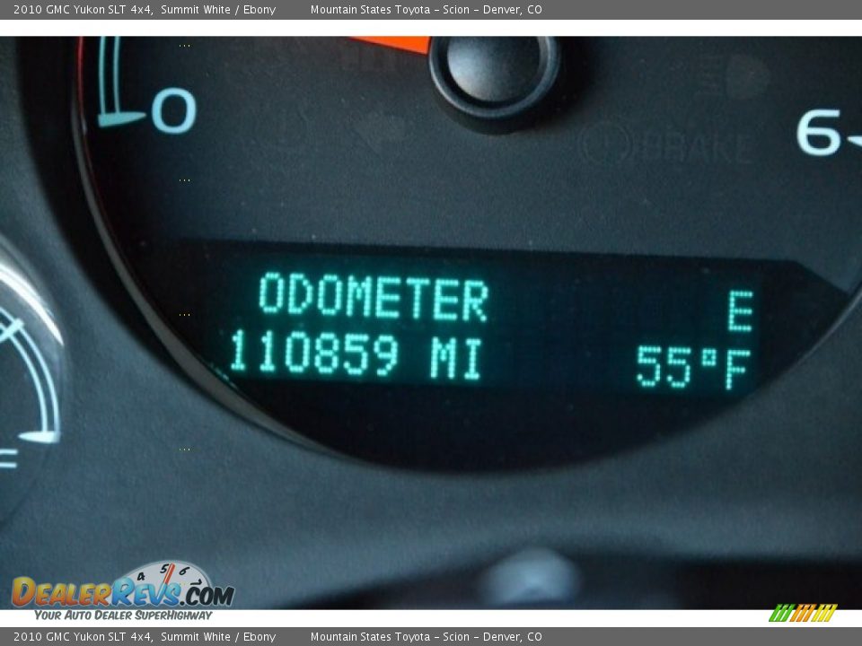 2010 GMC Yukon SLT 4x4 Summit White / Ebony Photo #29