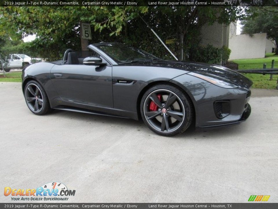 Carpathian Grey Metallic 2019 Jaguar F-Type R-Dynamic Convertible Photo #1