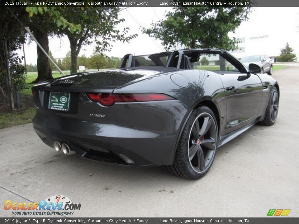 2019 Jaguar F-Type R-Dynamic Convertible Carpathian Grey Metallic / Ebony Photo #7