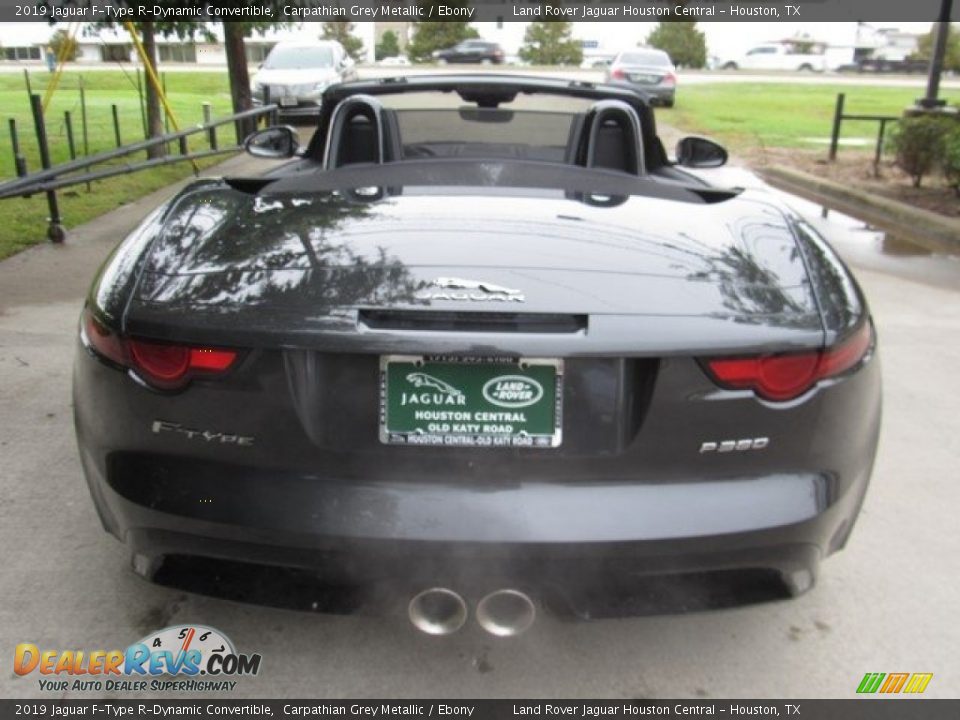 2019 Jaguar F-Type R-Dynamic Convertible Carpathian Grey Metallic / Ebony Photo #8