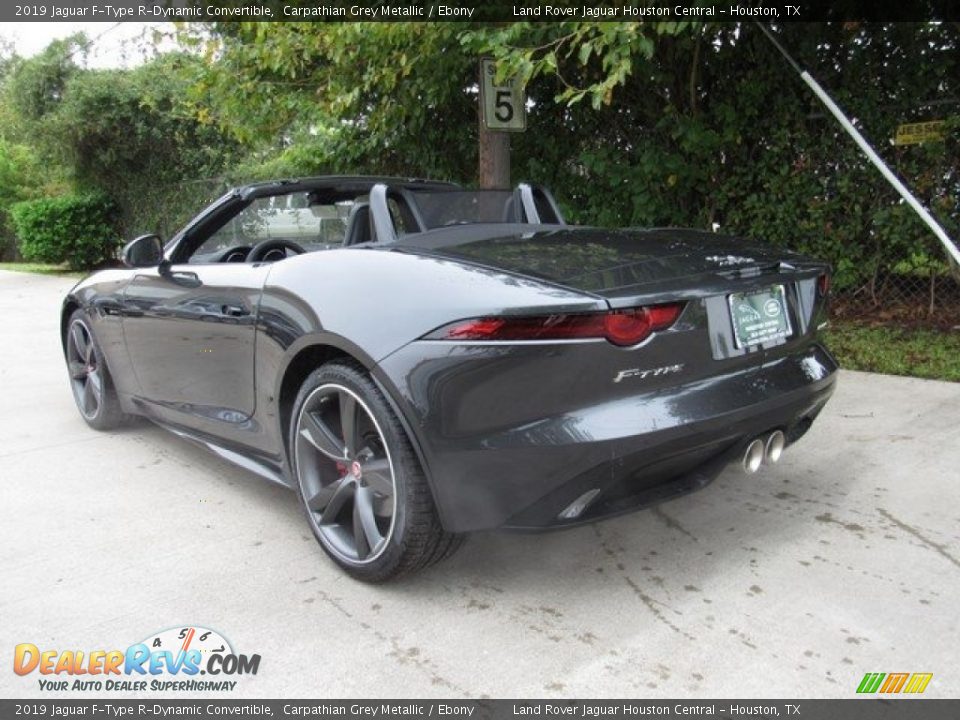 2019 Jaguar F-Type R-Dynamic Convertible Carpathian Grey Metallic / Ebony Photo #12