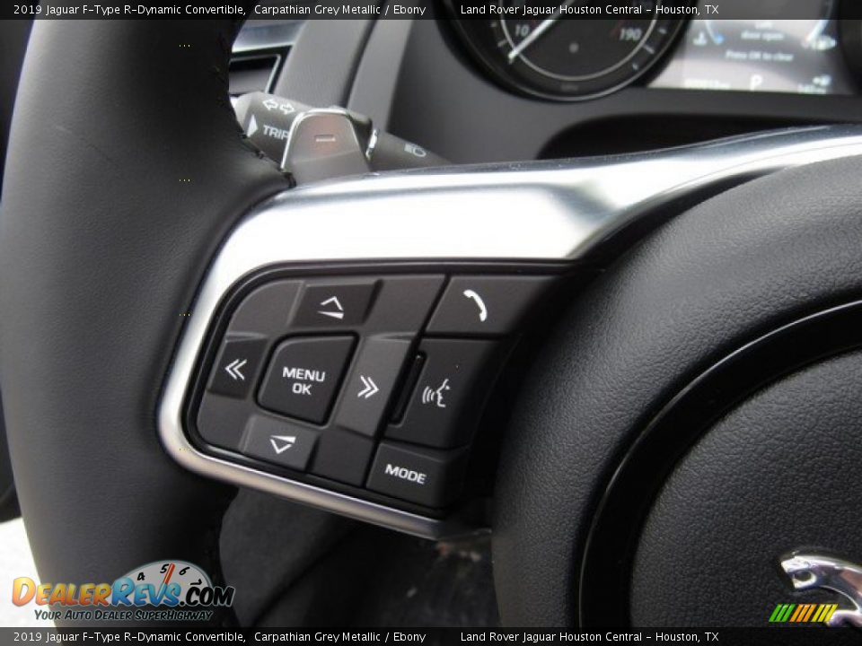 2019 Jaguar F-Type R-Dynamic Convertible Steering Wheel Photo #25