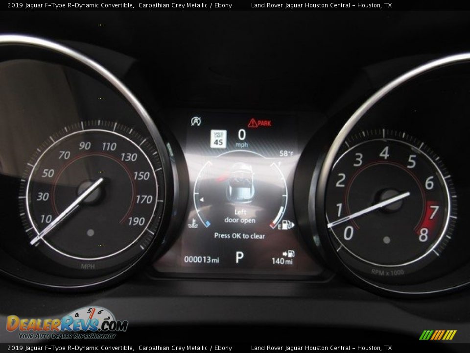 2019 Jaguar F-Type R-Dynamic Convertible Gauges Photo #27