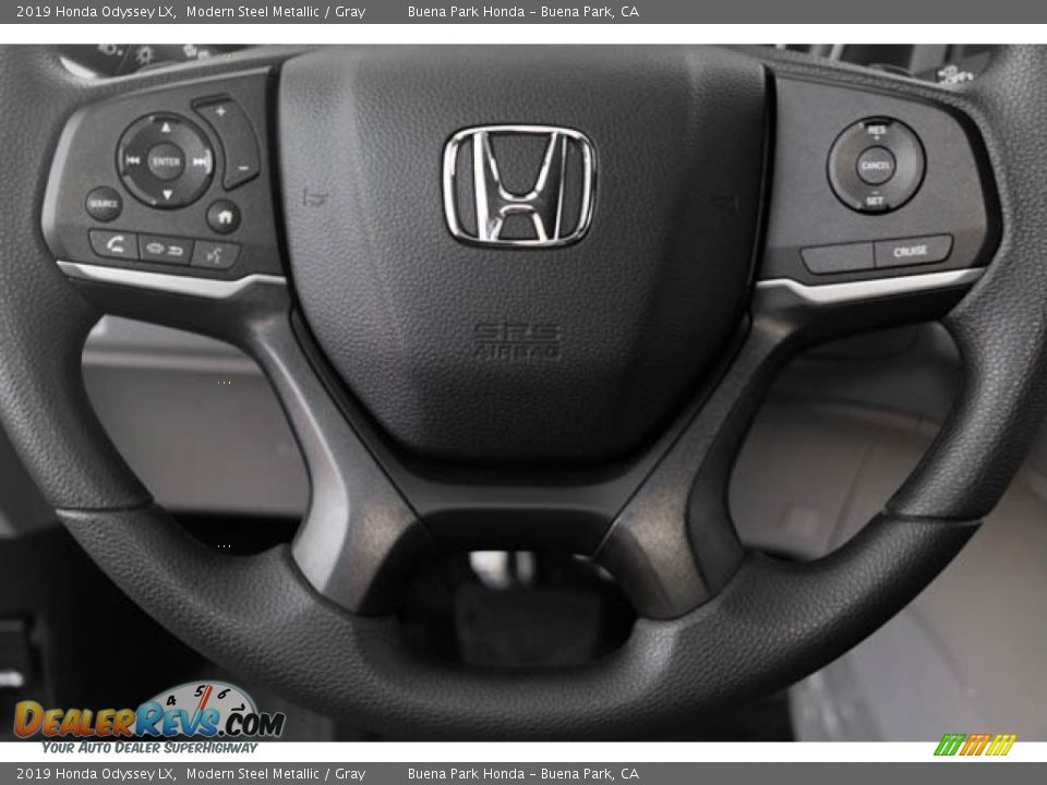 2019 Honda Odyssey LX Modern Steel Metallic / Gray Photo #21