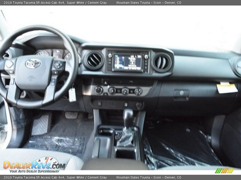 2019 Toyota Tacoma SR Access Cab 4x4 Super White / Cement Gray Photo #8