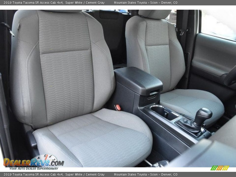 2019 Toyota Tacoma SR Access Cab 4x4 Super White / Cement Gray Photo #13