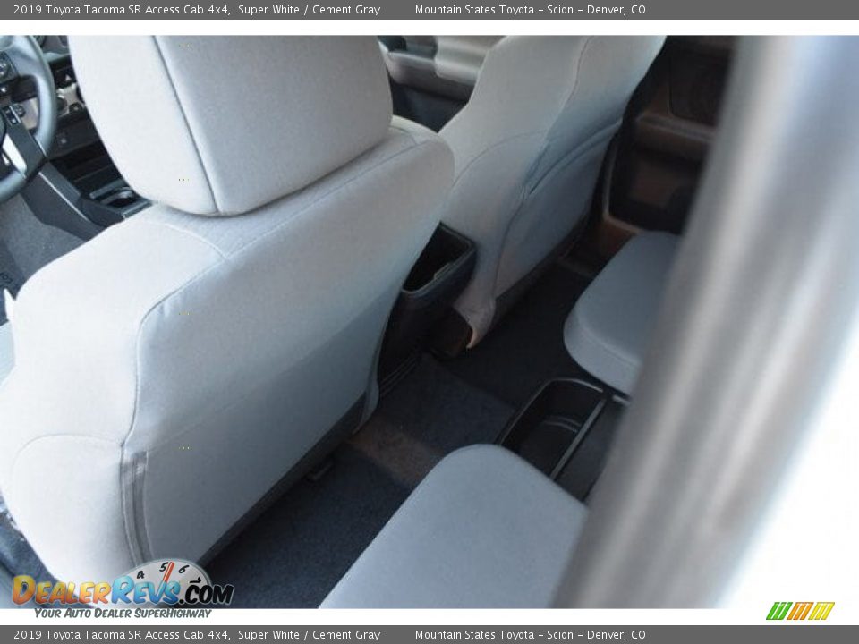 2019 Toyota Tacoma SR Access Cab 4x4 Super White / Cement Gray Photo #14