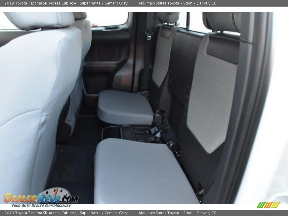 2019 Toyota Tacoma SR Access Cab 4x4 Super White / Cement Gray Photo #15