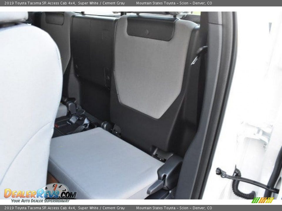 2019 Toyota Tacoma SR Access Cab 4x4 Super White / Cement Gray Photo #16