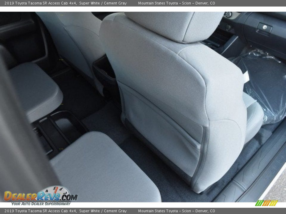 2019 Toyota Tacoma SR Access Cab 4x4 Super White / Cement Gray Photo #17