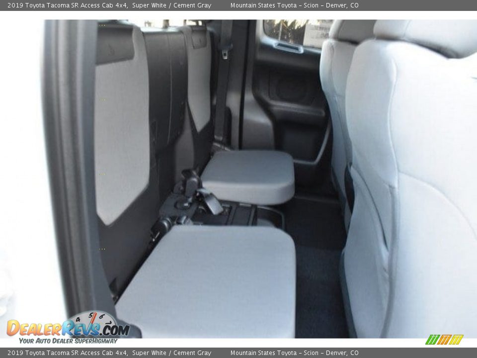 2019 Toyota Tacoma SR Access Cab 4x4 Super White / Cement Gray Photo #18
