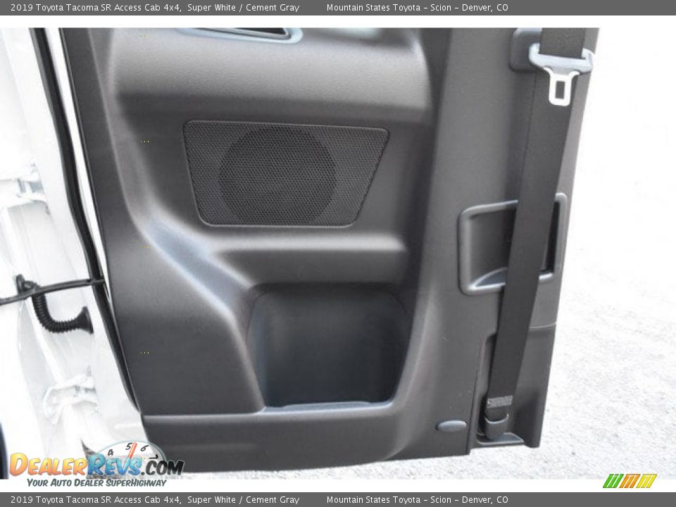 2019 Toyota Tacoma SR Access Cab 4x4 Super White / Cement Gray Photo #21
