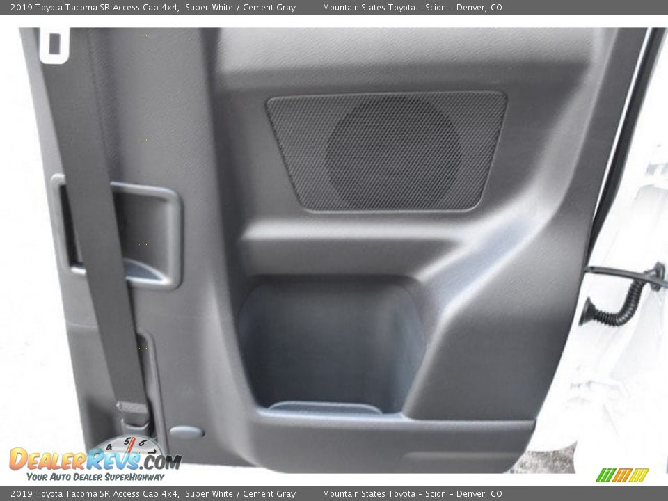 2019 Toyota Tacoma SR Access Cab 4x4 Super White / Cement Gray Photo #23