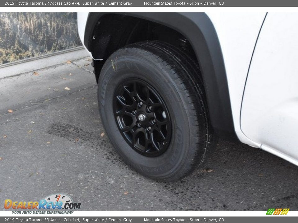 2019 Toyota Tacoma SR Access Cab 4x4 Super White / Cement Gray Photo #32
