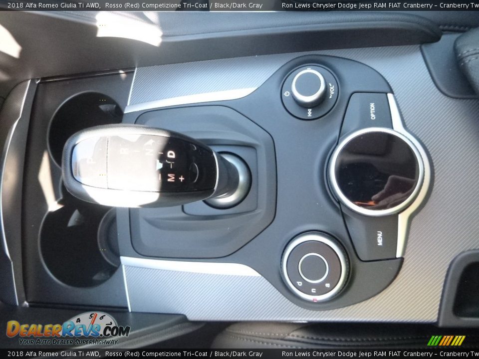2018 Alfa Romeo Giulia Ti AWD Rosso (Red) Competizione Tri-Coat / Black/Dark Gray Photo #25