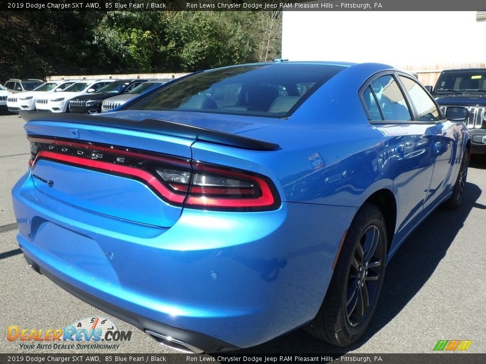 2019 Dodge Charger SXT AWD B5 Blue Pearl / Black Photo #5