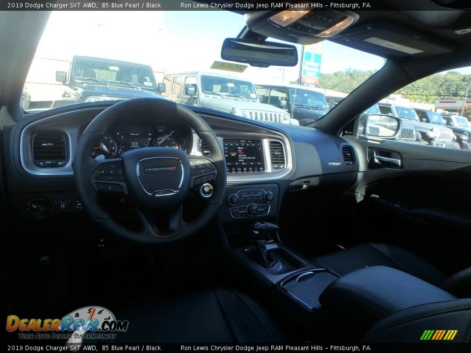 2019 Dodge Charger SXT AWD B5 Blue Pearl / Black Photo #12