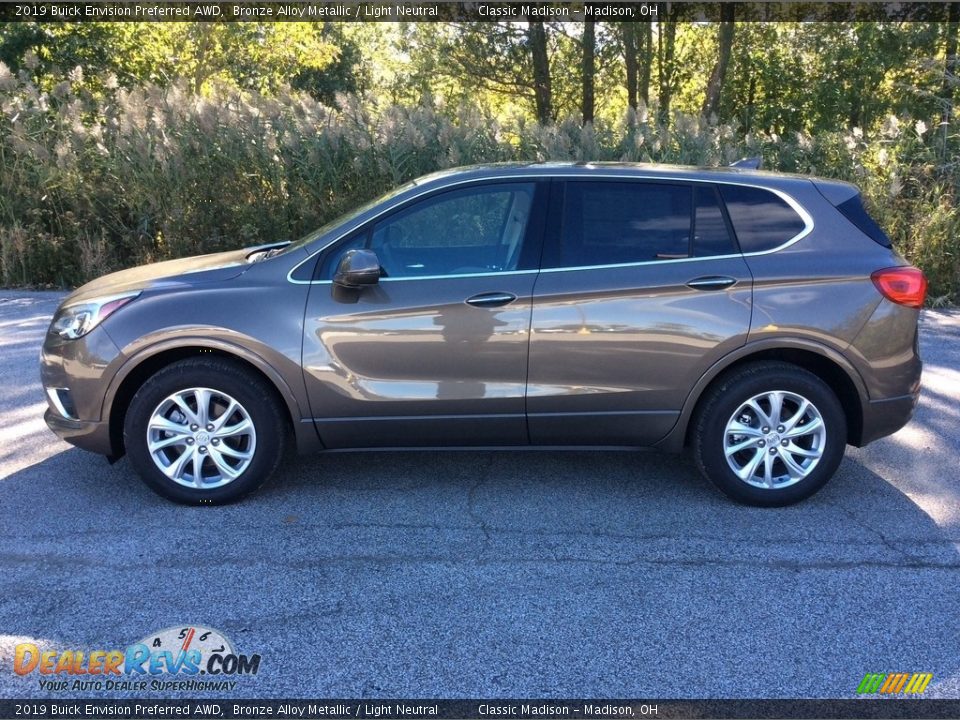 2019 Buick Envision Preferred AWD Bronze Alloy Metallic / Light Neutral Photo #3