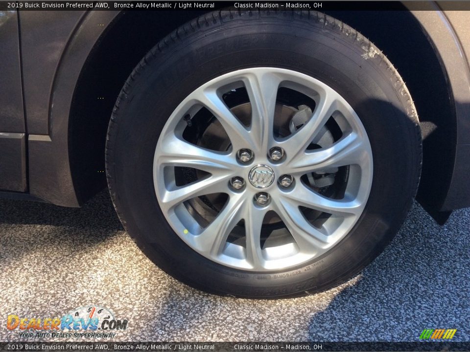 2019 Buick Envision Preferred AWD Bronze Alloy Metallic / Light Neutral Photo #7