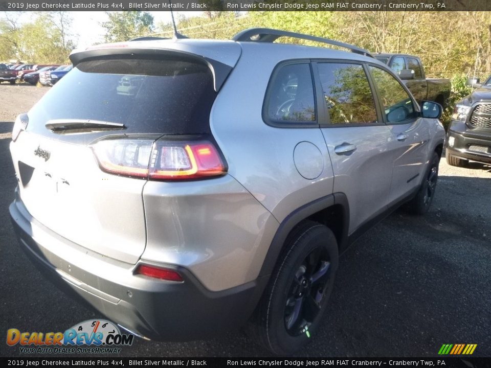 2019 Jeep Cherokee Latitude Plus 4x4 Billet Silver Metallic / Black Photo #5