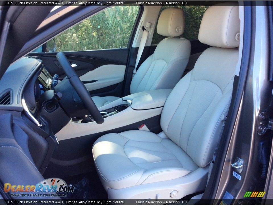 2019 Buick Envision Preferred AWD Bronze Alloy Metallic / Light Neutral Photo #10