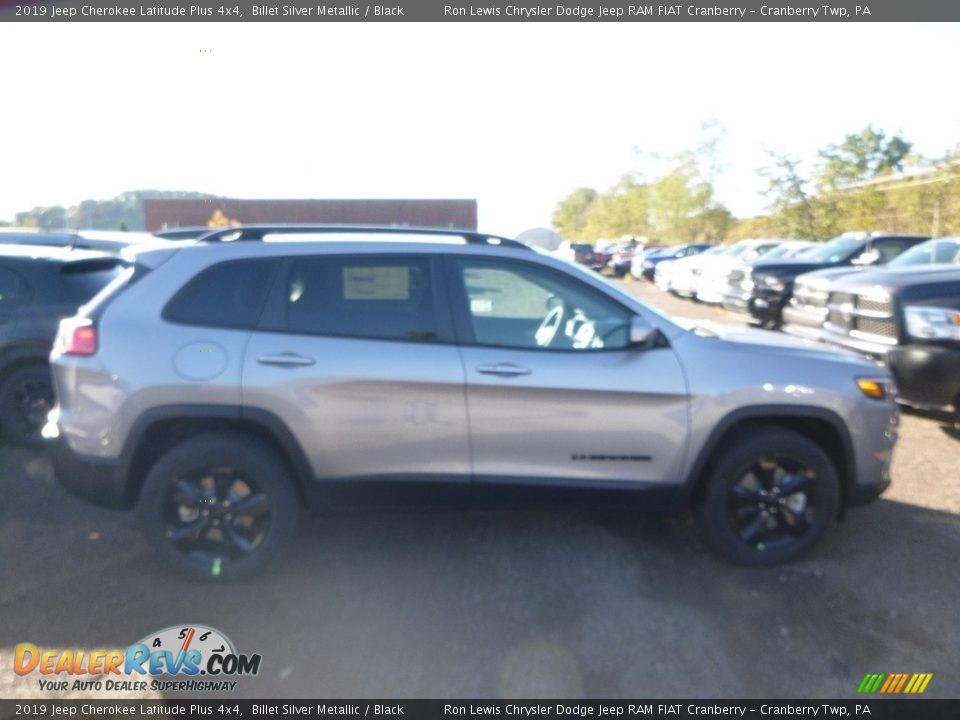 2019 Jeep Cherokee Latitude Plus 4x4 Billet Silver Metallic / Black Photo #8
