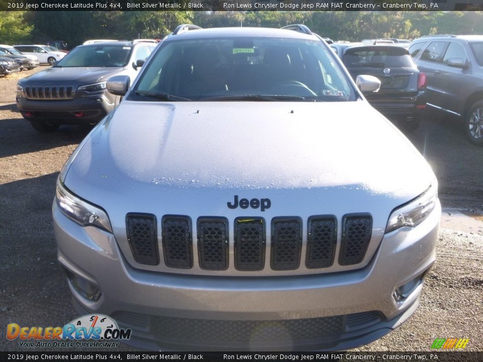 2019 Jeep Cherokee Latitude Plus 4x4 Billet Silver Metallic / Black Photo #9