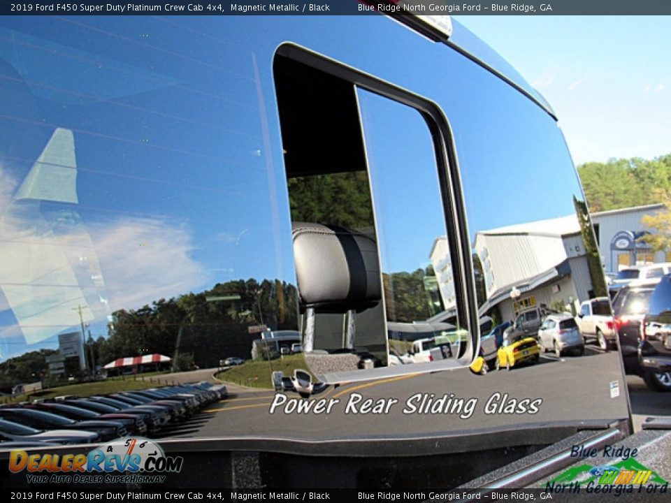 2019 Ford F450 Super Duty Platinum Crew Cab 4x4 Magnetic Metallic / Black Photo #29