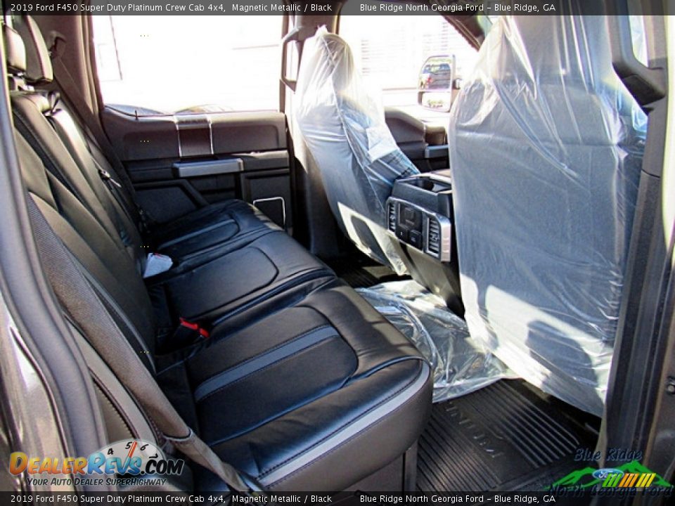 2019 Ford F450 Super Duty Platinum Crew Cab 4x4 Magnetic Metallic / Black Photo #35