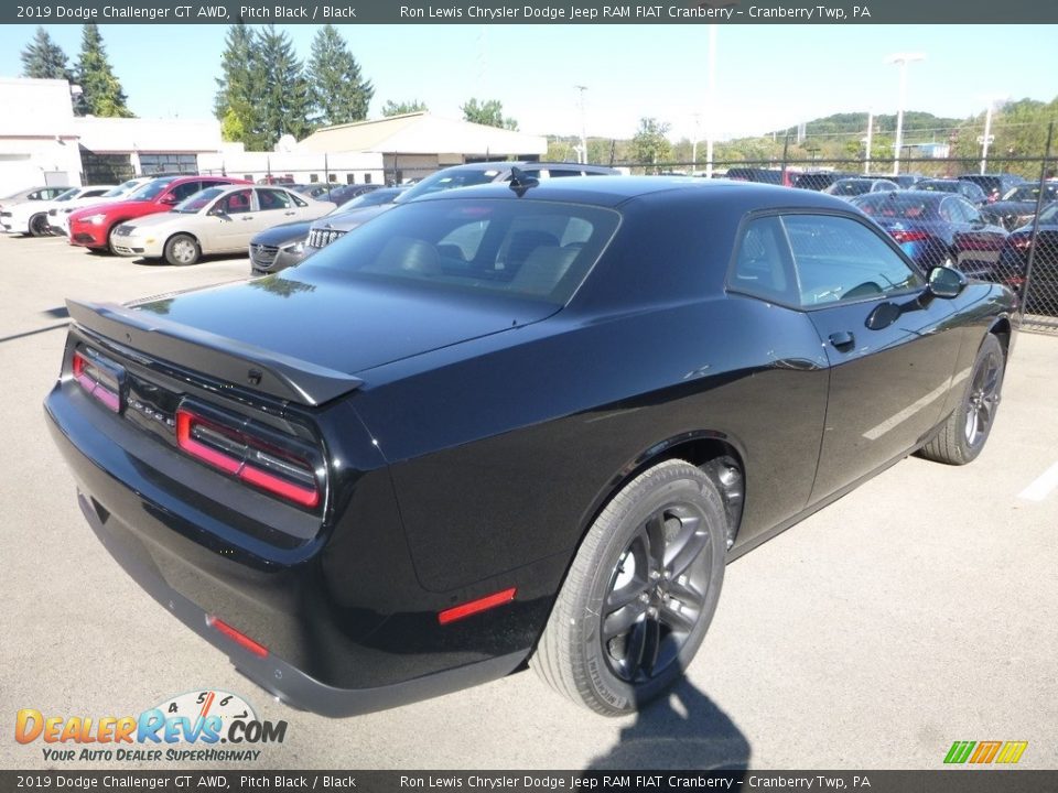 2019 Dodge Challenger GT AWD Pitch Black / Black Photo #5