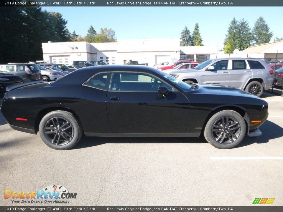 2019 Dodge Challenger GT AWD Pitch Black / Black Photo #6