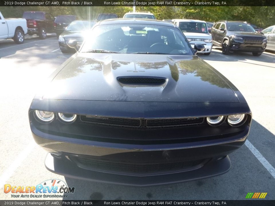 2019 Dodge Challenger GT AWD Pitch Black / Black Photo #8