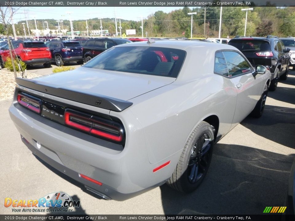 2019 Dodge Challenger GT AWD Destroyer Gray / Black Photo #5