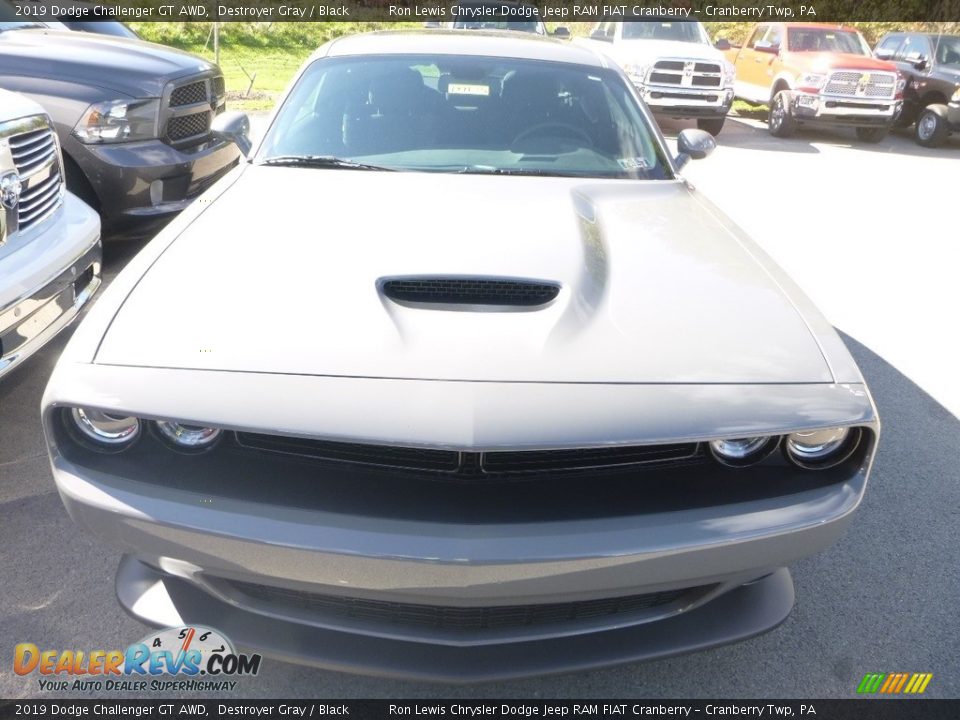 2019 Dodge Challenger GT AWD Destroyer Gray / Black Photo #7
